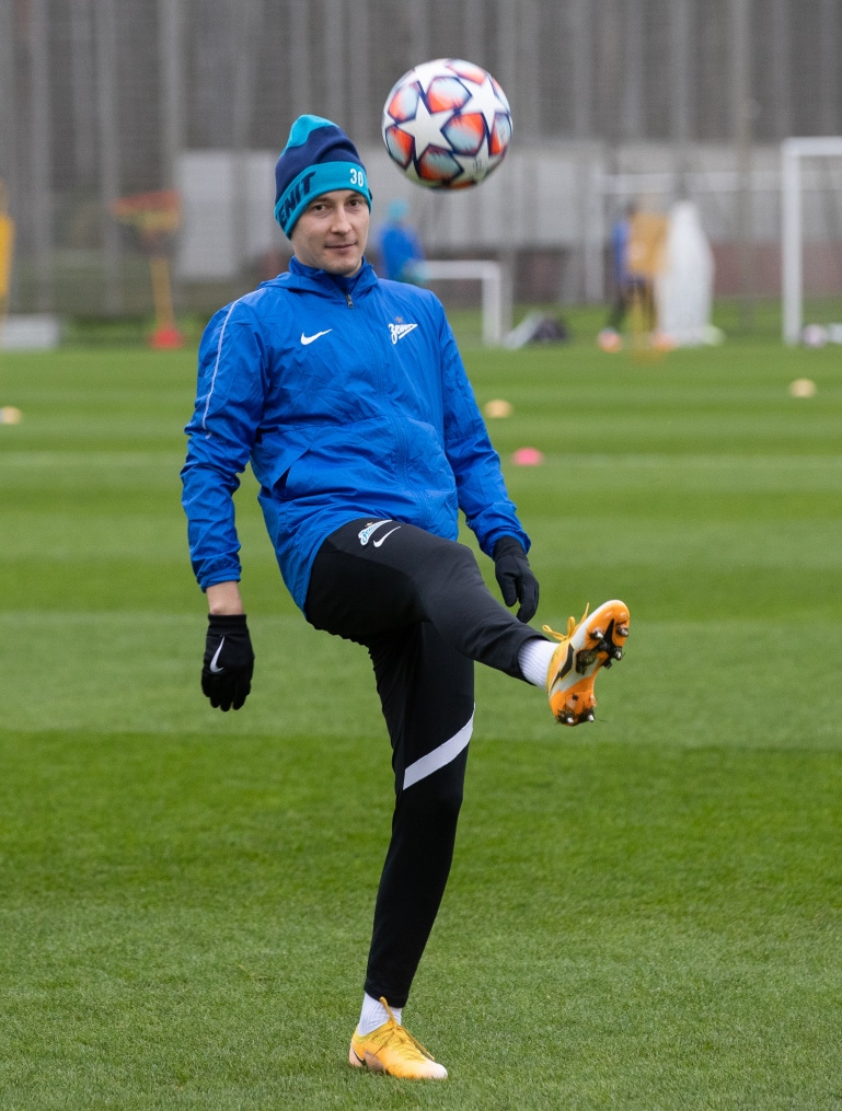 Открытая тренировка «Зенита» перед матчем с «Брюгге»