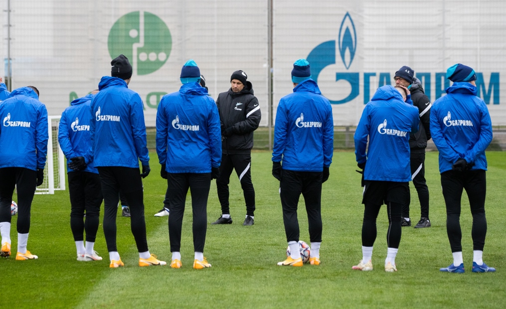 Открытая тренировка «Зенита» перед матчем с «Брюгге»