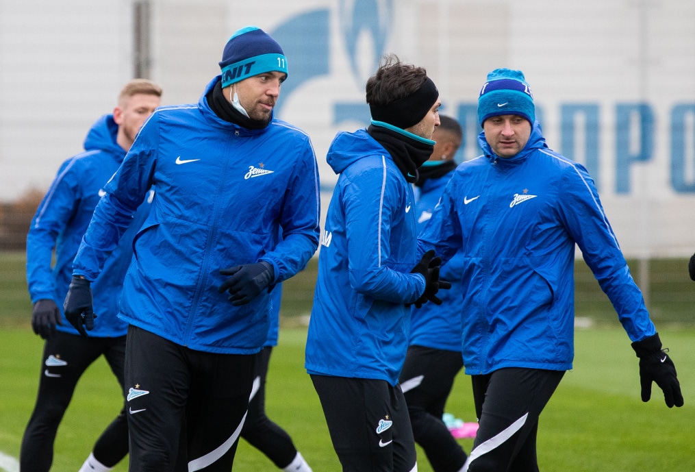 Открытая тренировка «Зенита» перед матчем с «Брюгге»