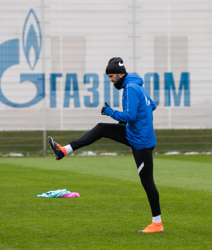 Открытая тренировка «Зенита» перед матчем с «Брюгге»