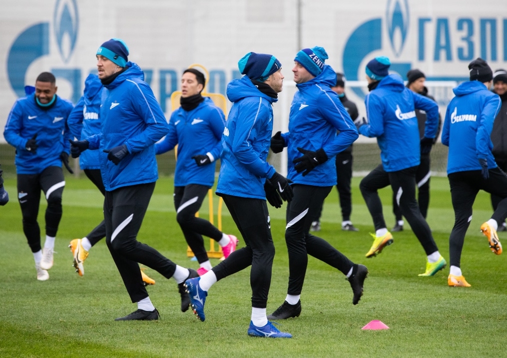Открытая тренировка «Зенита» перед матчем с «Брюгге»