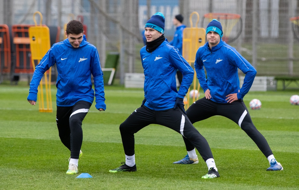 Открытая тренировка «Зенита» перед матчем с «Брюгге»