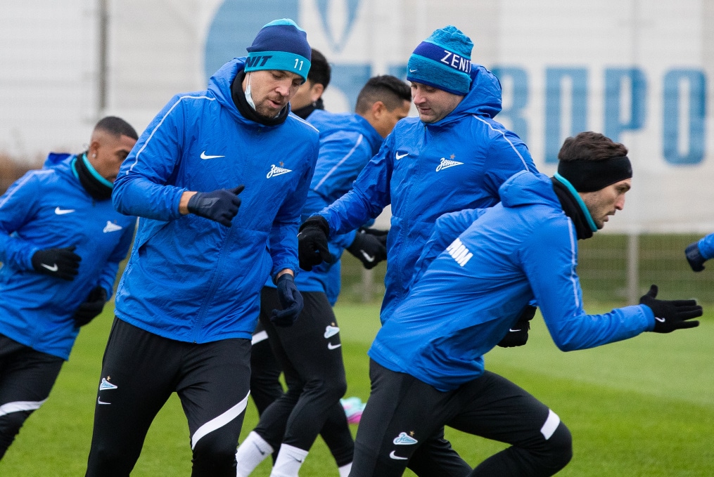 Открытая тренировка «Зенита» перед матчем с «Брюгге»