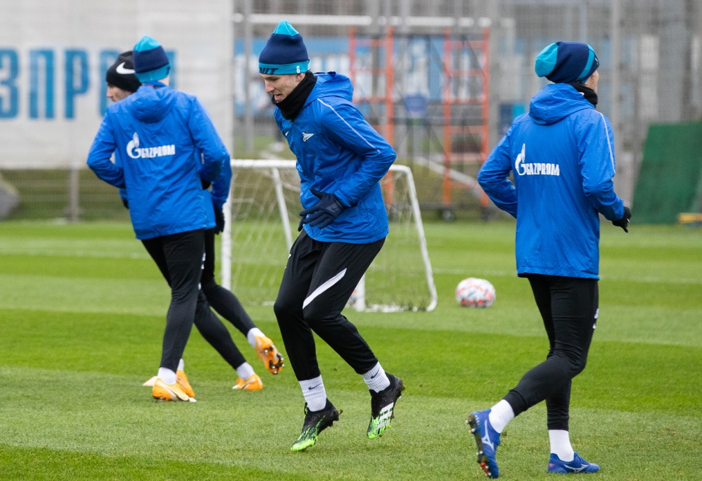 Открытая тренировка «Зенита» перед матчем с «Брюгге»