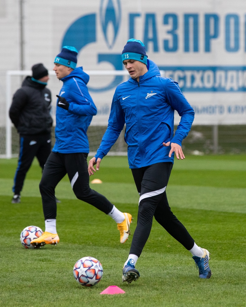 Открытая тренировка «Зенита» перед матчем с «Брюгге»