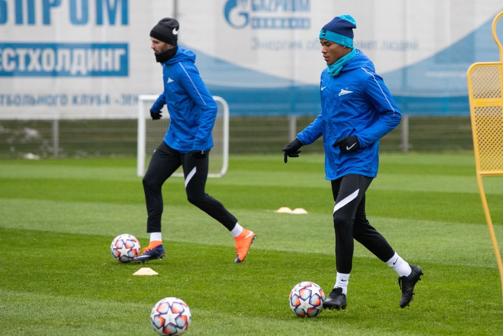 Открытая тренировка «Зенита» перед матчем с «Брюгге»