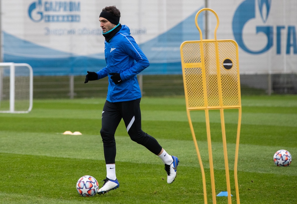 Открытая тренировка «Зенита» перед матчем с «Брюгге»