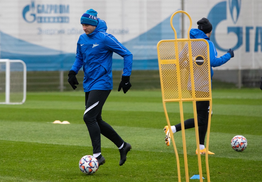Открытая тренировка «Зенита» перед матчем с «Брюгге»