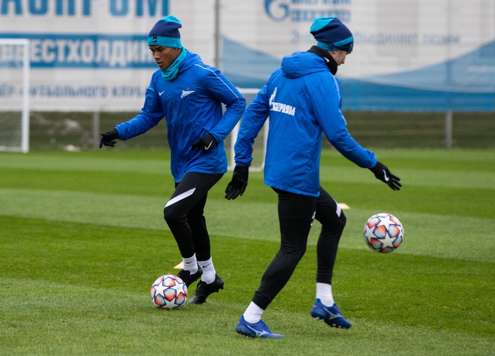 Открытая тренировка «Зенита» перед матчем с «Брюгге»