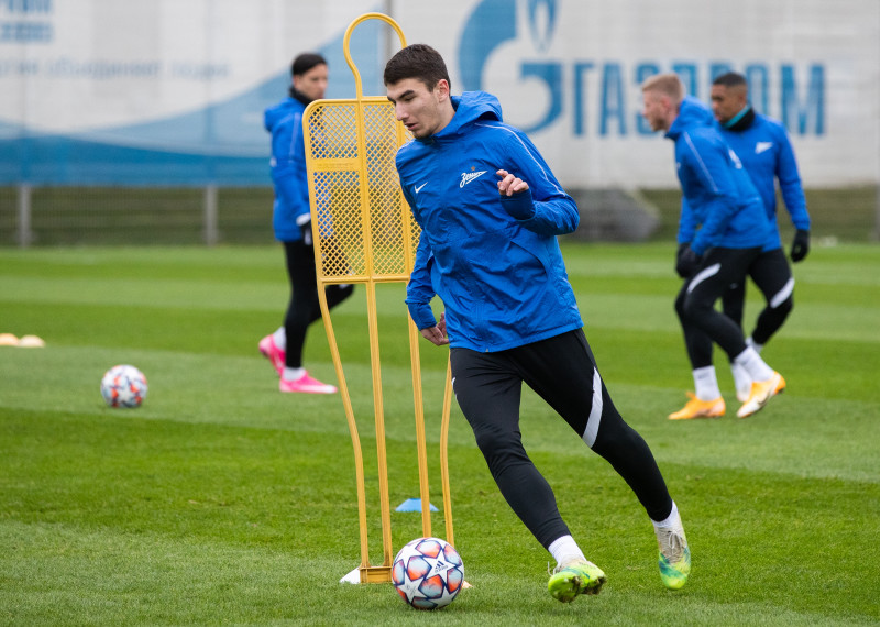 Открытая тренировка «Зенита» перед матчем с «Брюгге»