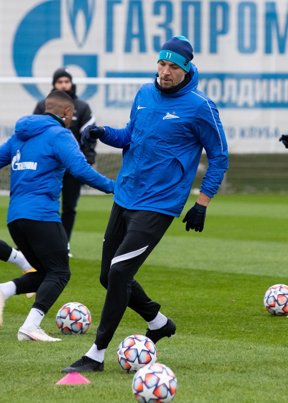 Открытая тренировка «Зенита» перед матчем с «Брюгге»