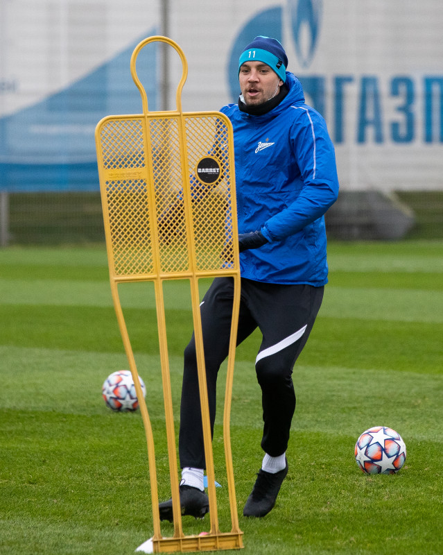 Открытая тренировка «Зенита» перед матчем с «Брюгге»