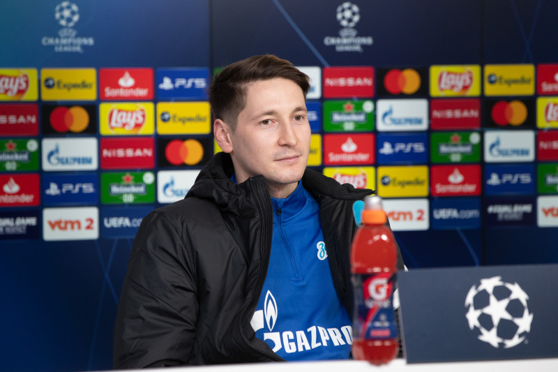 Пресс-конференция «Зенита» перед матчем с «Брюгге»