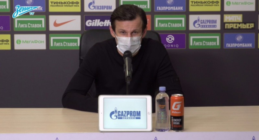«Зенит-ТВ»: Пресс-конференция Сергея Семака после матча с «Динамо»