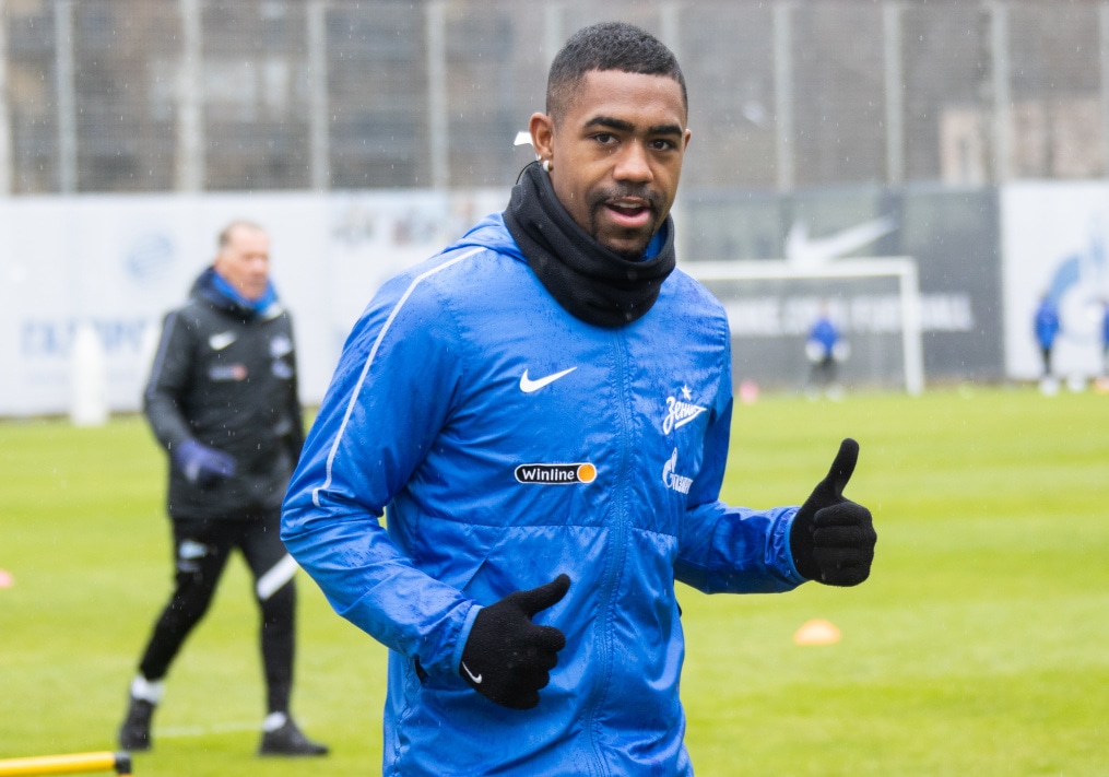 Тренировка «Зенита» перед матчем с «Ротором»