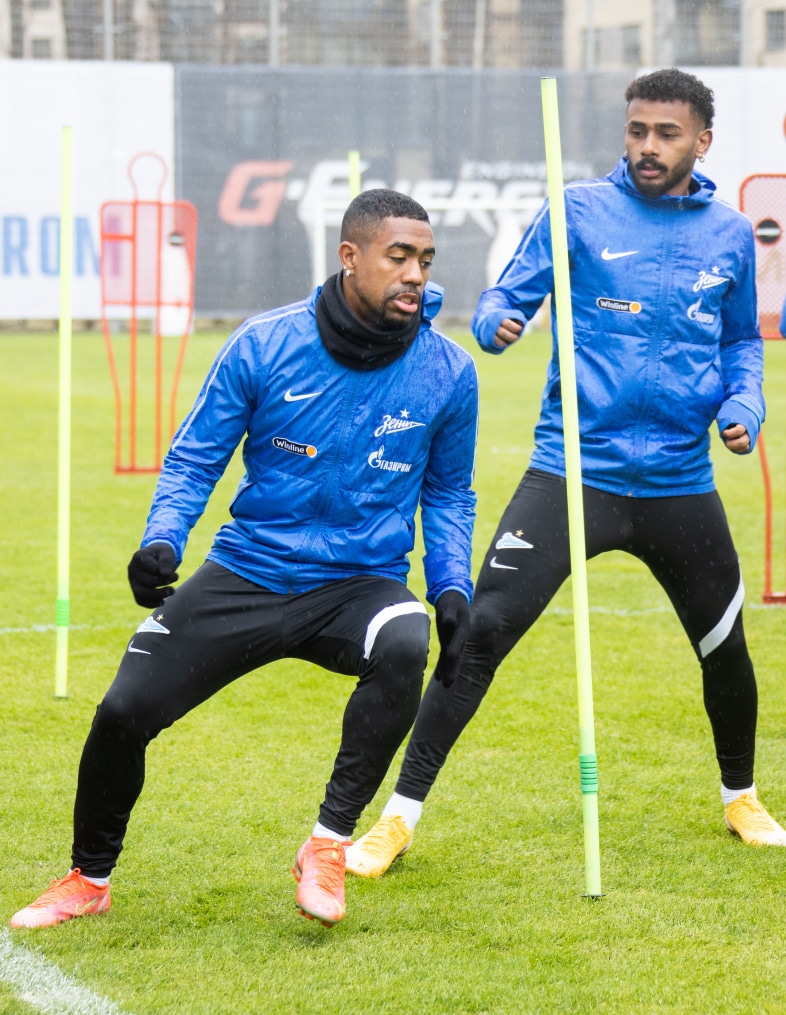 Тренировка «Зенита» перед матчем с «Ротором»