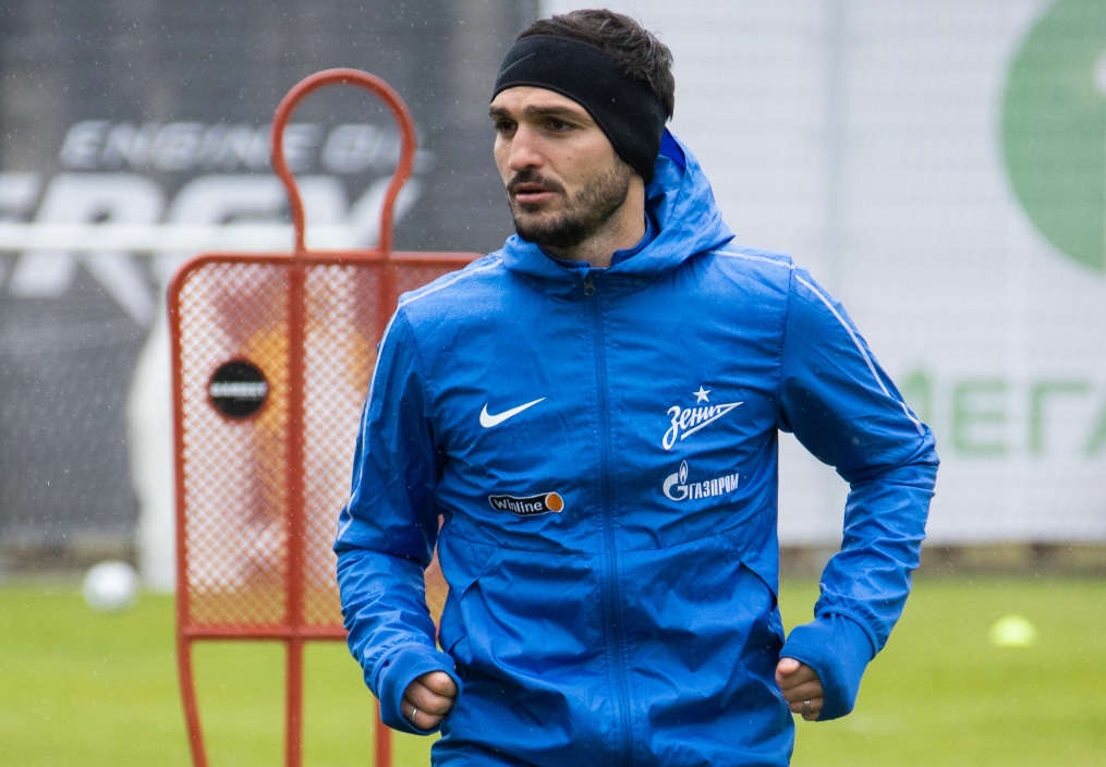 Тренировка «Зенита» перед матчем с «Ротором»