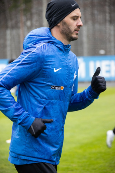 Тренировка «Зенита» перед матчем с «Ротором»