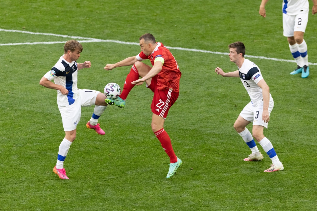 Чемпионат Европы по футболу 2020, матч Финляндия — Россия