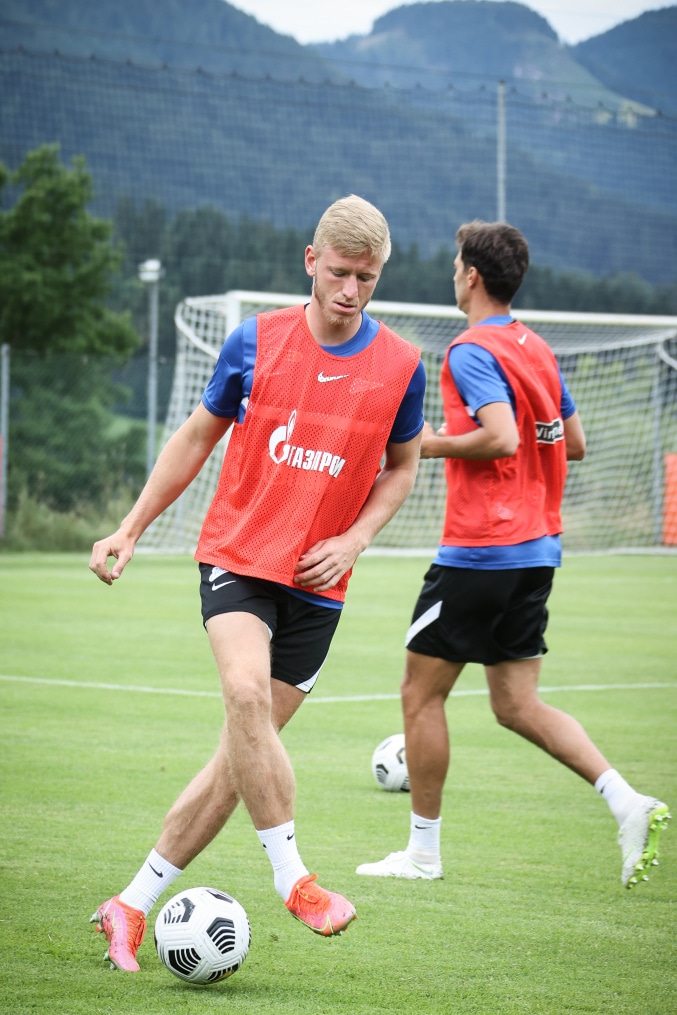 «Газпром» — тренировочные сборы в Австрии: 5 июля, вечерняя тренировка