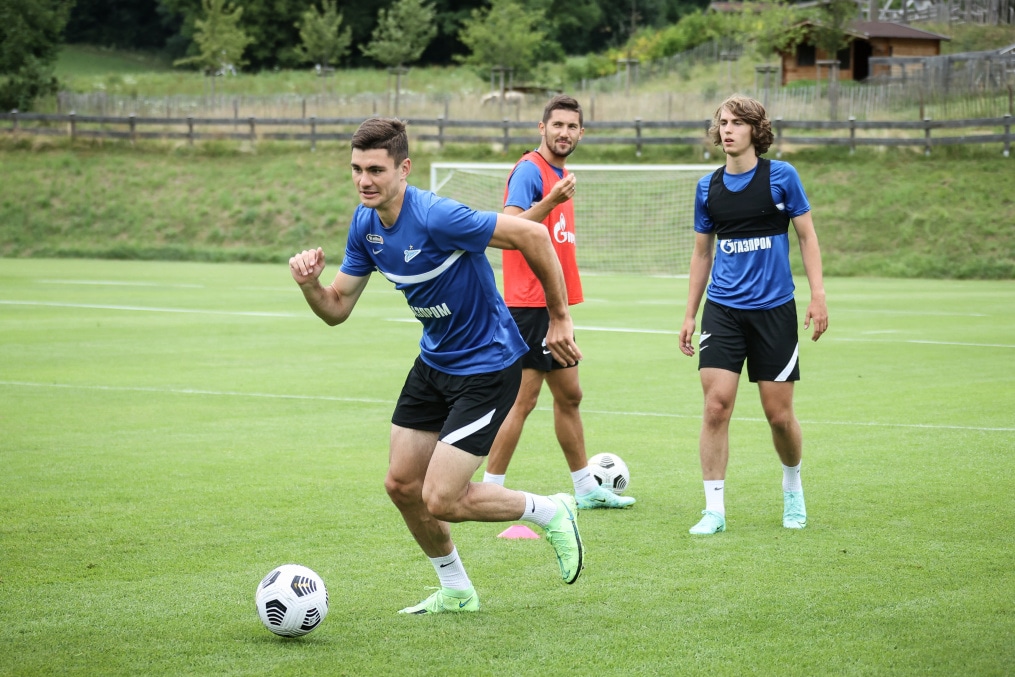 «Газпром» — тренировочные сборы в Австрии: 5 июля, вечерняя тренировка