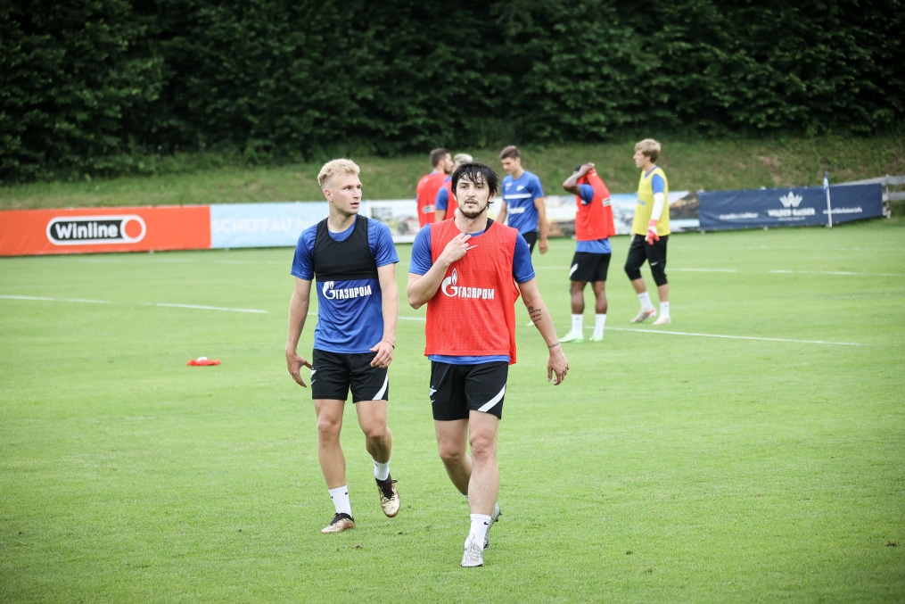 «Газпром» — тренировочные сборы в Австрии: 5 июля, вечерняя тренировка
