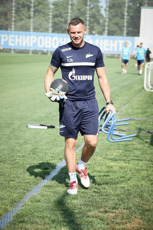 Тренировка «Зенита» перед матчем за Олимп-Суперкубок России