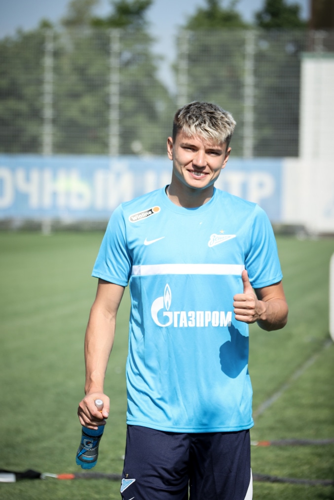 Тренировка «Зенита» перед матчем за Олимп-Суперкубок России