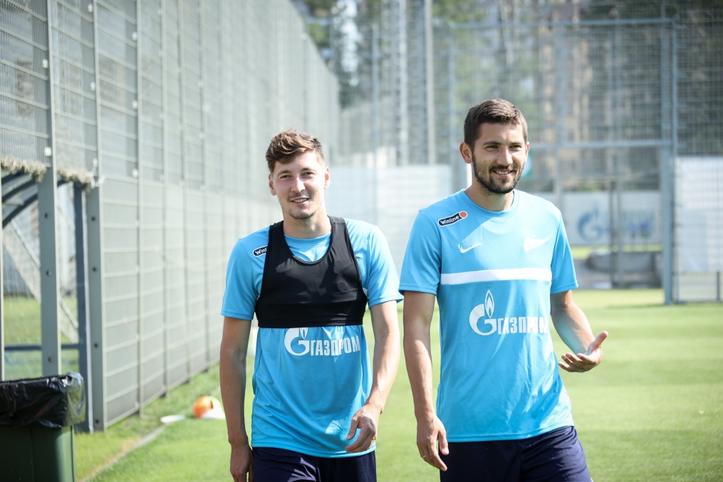 Тренировка «Зенита» перед матчем за Олимп-Суперкубок России