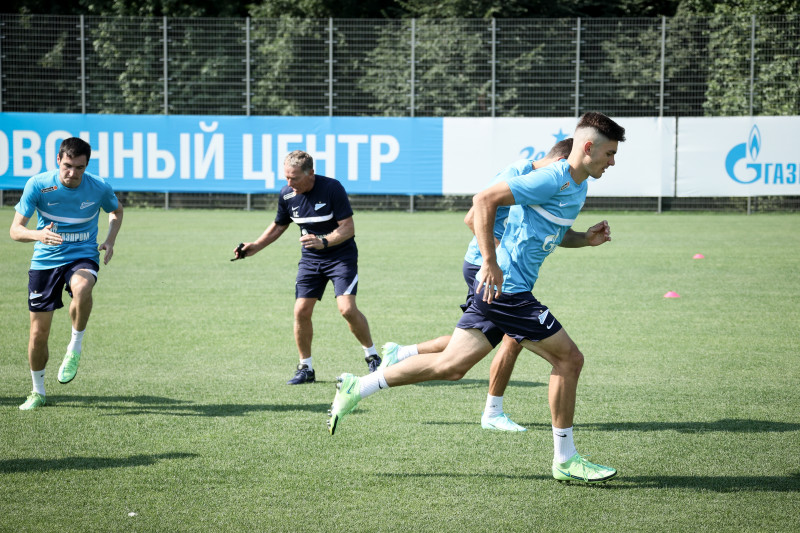 Тренировка «Зенита» перед матчем за Олимп-Суперкубок России