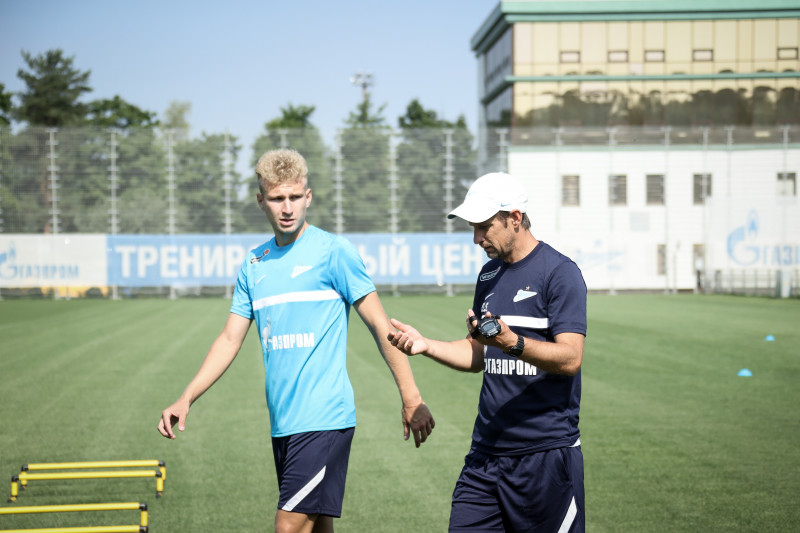 Тренировка «Зенита» перед матчем за Олимп-Суперкубок России