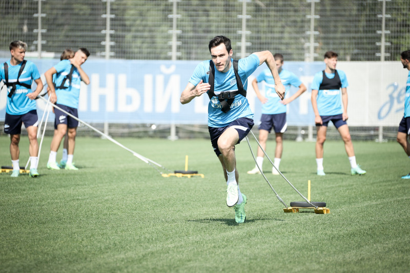 Тренировка «Зенита» перед матчем за Олимп-Суперкубок России