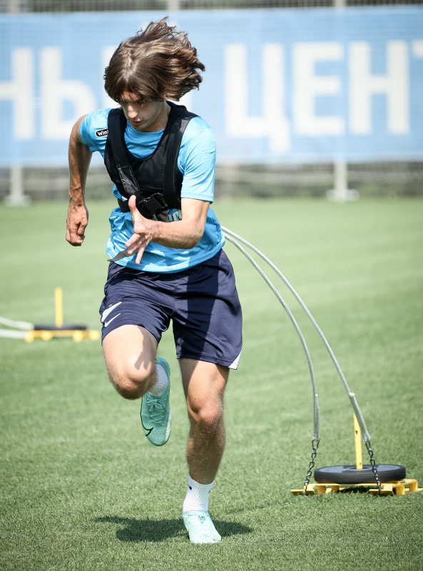 Тренировка «Зенита» перед матчем за Олимп-Суперкубок России