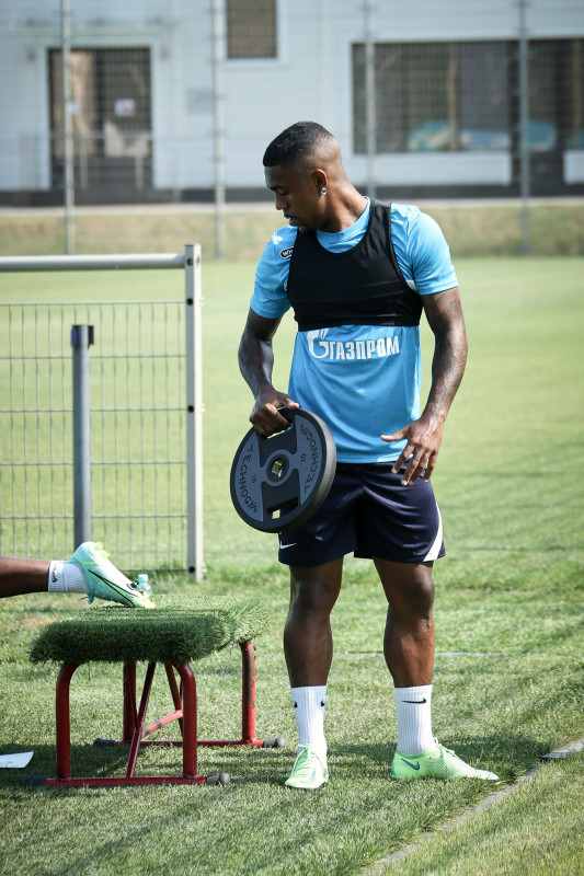 Тренировка «Зенита» перед матчем за Олимп-Суперкубок России