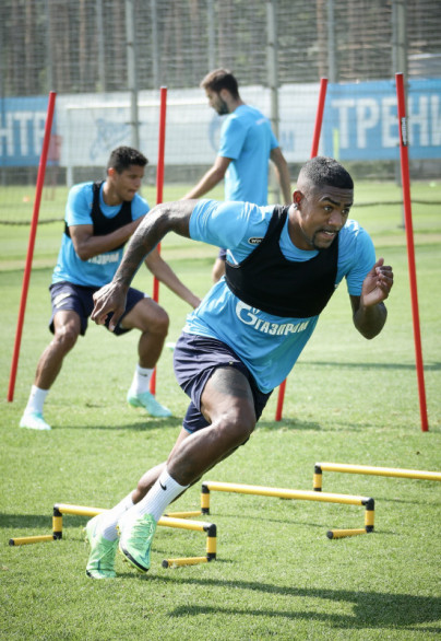 Тренировка «Зенита» перед матчем за Олимп-Суперкубок России