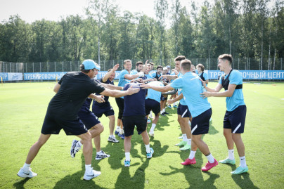 Тренировка «Зенита» перед матчем за Олимп-Суперкубок России
