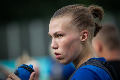 Тренировка женской команды «Зенит» перед матчем с «Енисеем»