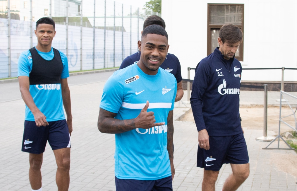 Тренировка «Зенита» перед матчем с «Локомотивом»