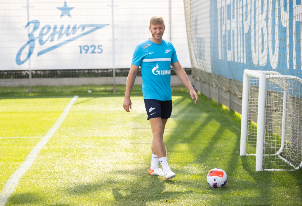 Тренировка «Зенита» перед матчем с «Локомотивом»