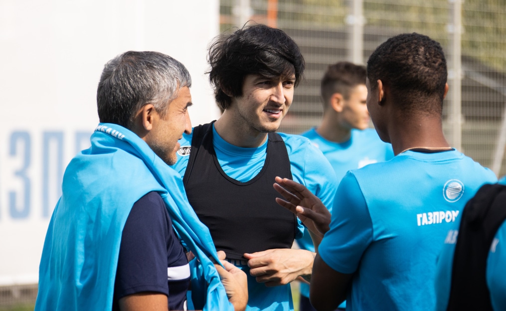 Тренировка «Зенита» перед матчем с «Локомотивом»