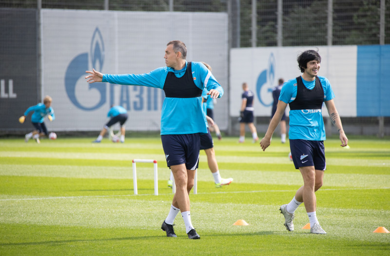 Тренировка «Зенита» перед матчем с «Локомотивом»