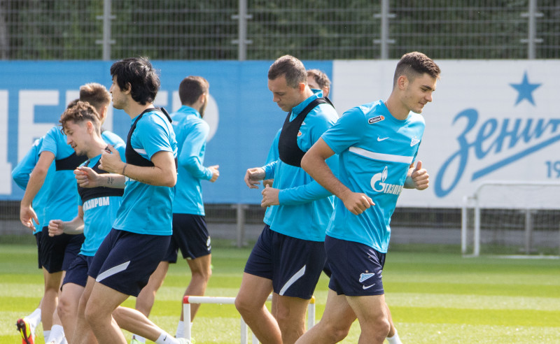 Тренировка «Зенита» перед матчем с «Локомотивом»