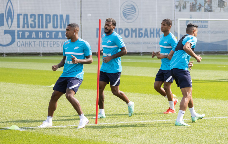 Тренировка «Зенита» перед матчем с «Локомотивом»