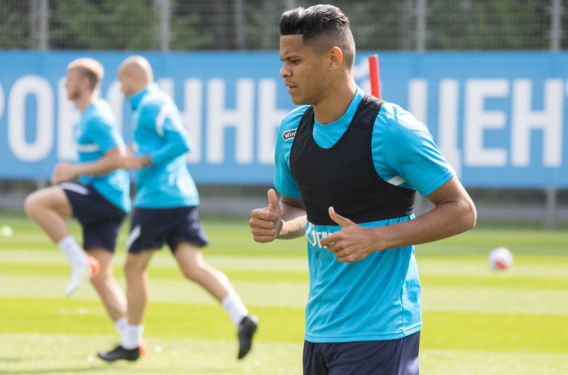 Тренировка «Зенита» перед матчем с «Локомотивом»