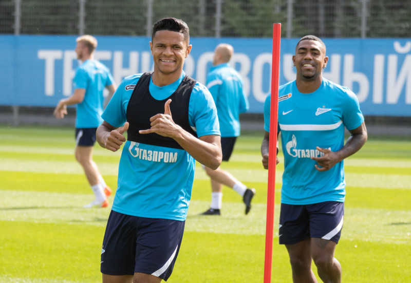 Тренировка «Зенита» перед матчем с «Локомотивом»