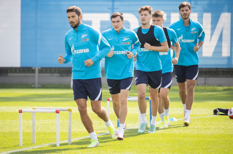 Тренировка «Зенита» перед матчем с «Локомотивом»