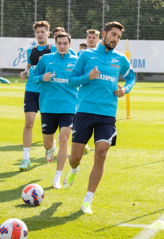 Тренировка «Зенита» перед матчем с «Локомотивом»