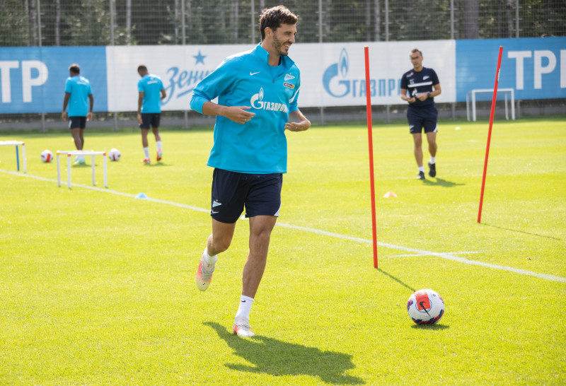 Тренировка «Зенита» перед матчем с «Локомотивом»