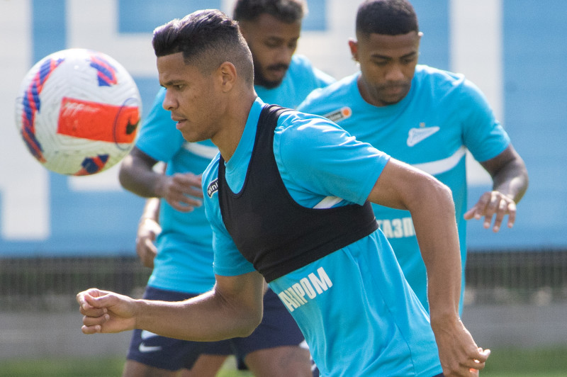 Тренировка «Зенита» перед матчем с «Локомотивом»