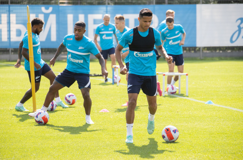 Тренировка «Зенита» перед матчем с «Локомотивом»